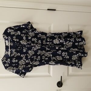 Love Sadie Ruffle Floral Lightweight Romper